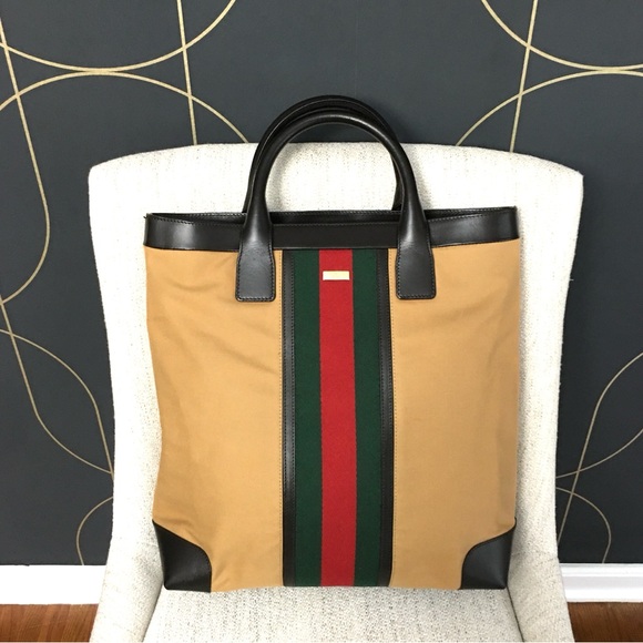 Authentic Gucci orange tote bag - Picture 3 of 16